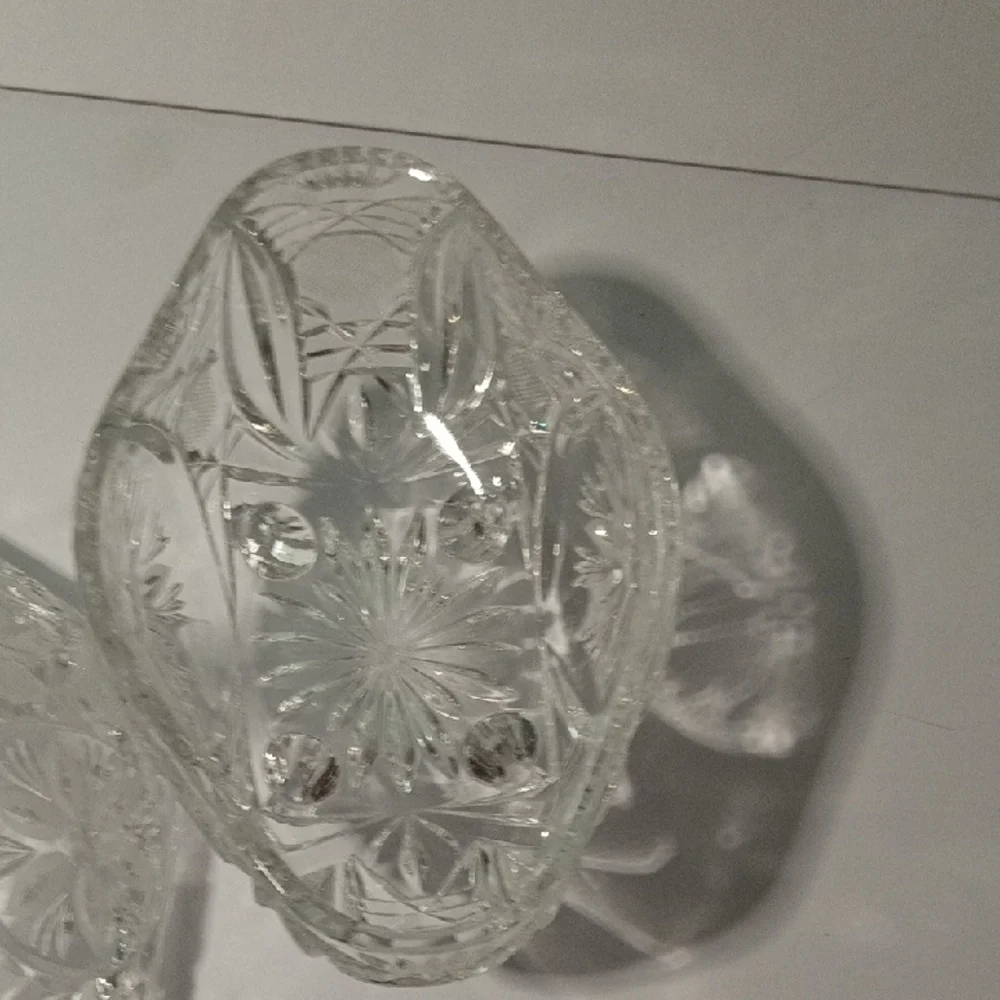 Anna Hutte Bleikistall Vintage (70's) Crystal Serveware Candy Dish - Germany